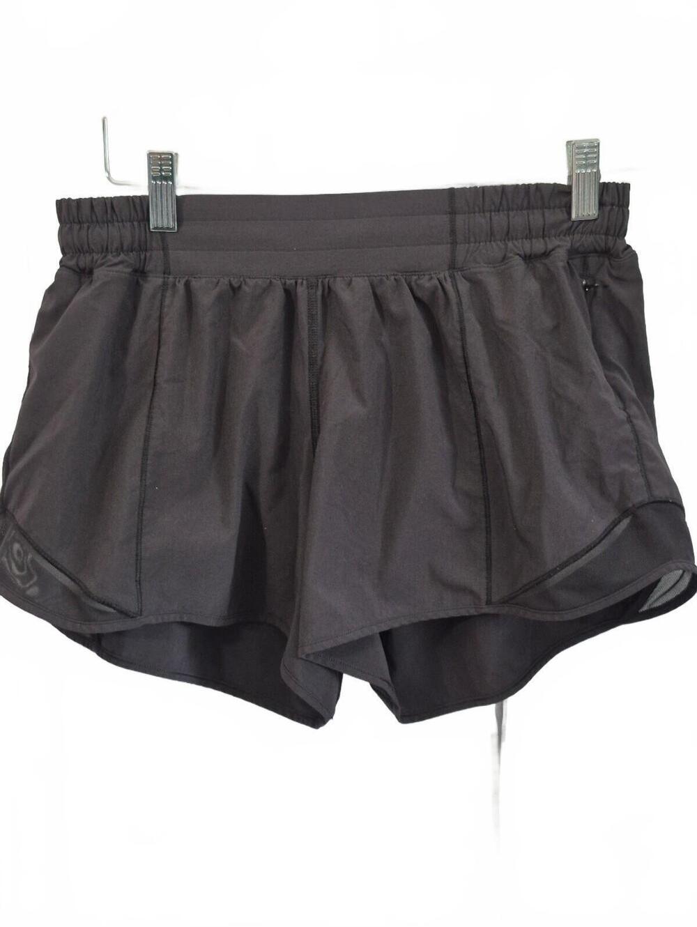 Lululemon Women’s Black Running Athletic Shorts Size 8 Tall – Lightweight Black